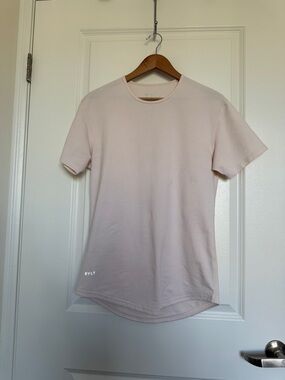 Men's Crew Neck T-Shirt in Light Pink